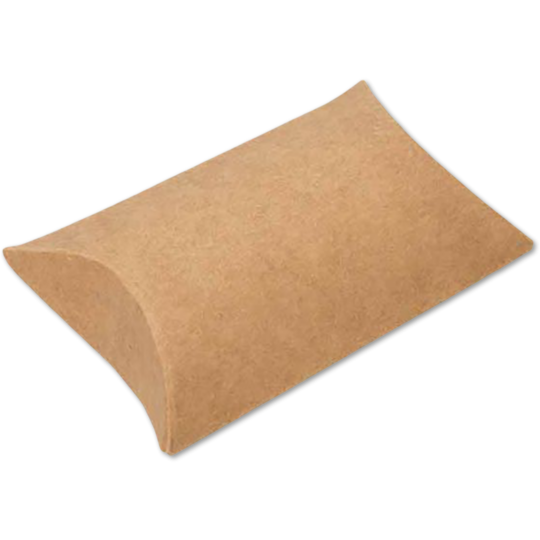 JAM Paper Brown Kraft Pillow Boxes